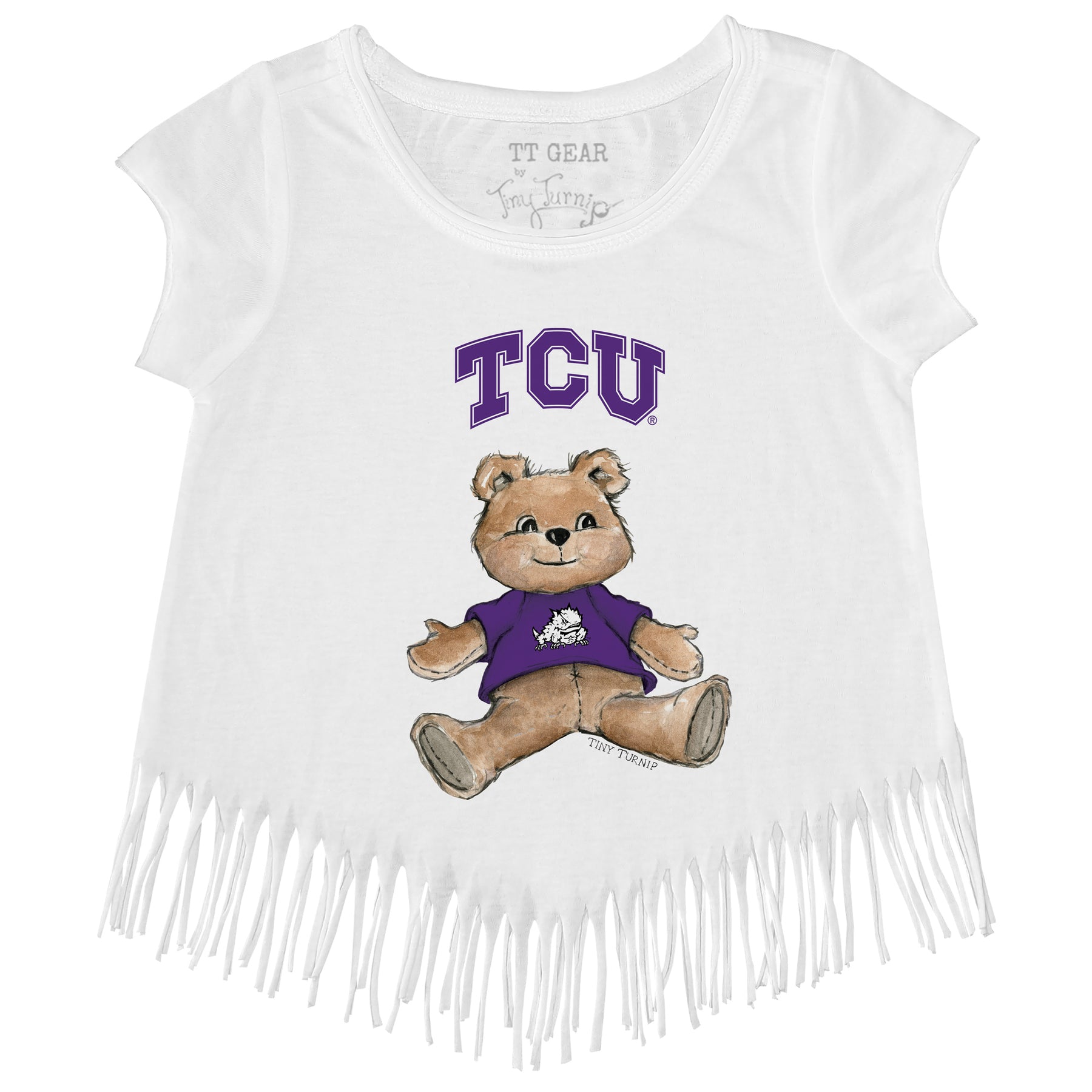 TCU Horned Frogs Teddy Fringe Tee