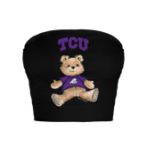 TCU Horned Frogs Teddy Crop Tube Top
