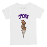 TCU Horned Frogs Football Triple Scoop Kid's Tee Shirt