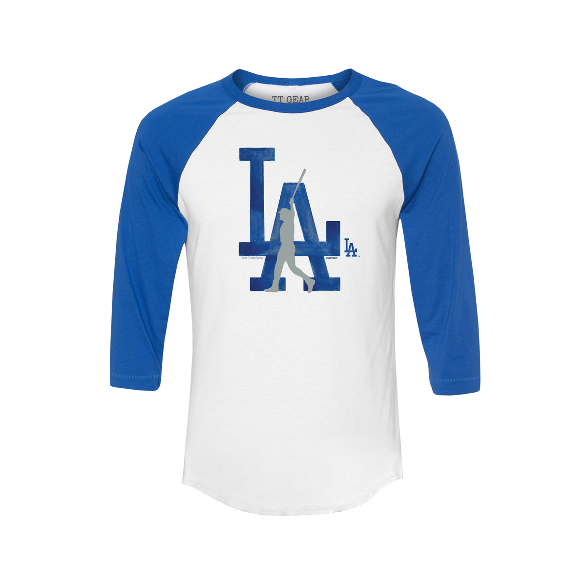 LA Walk Off Chelsea Freeman Dodgers 3/4 Royal Blue Sleeve Raglan