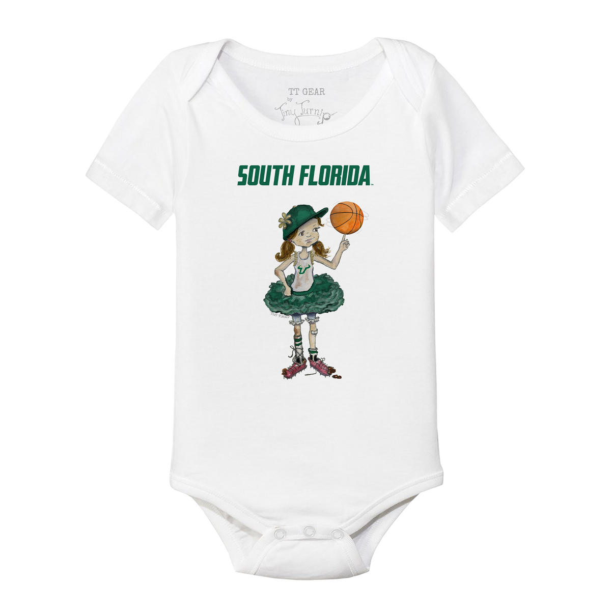 South Florida Bulls Babes Short Sleeve Snapper