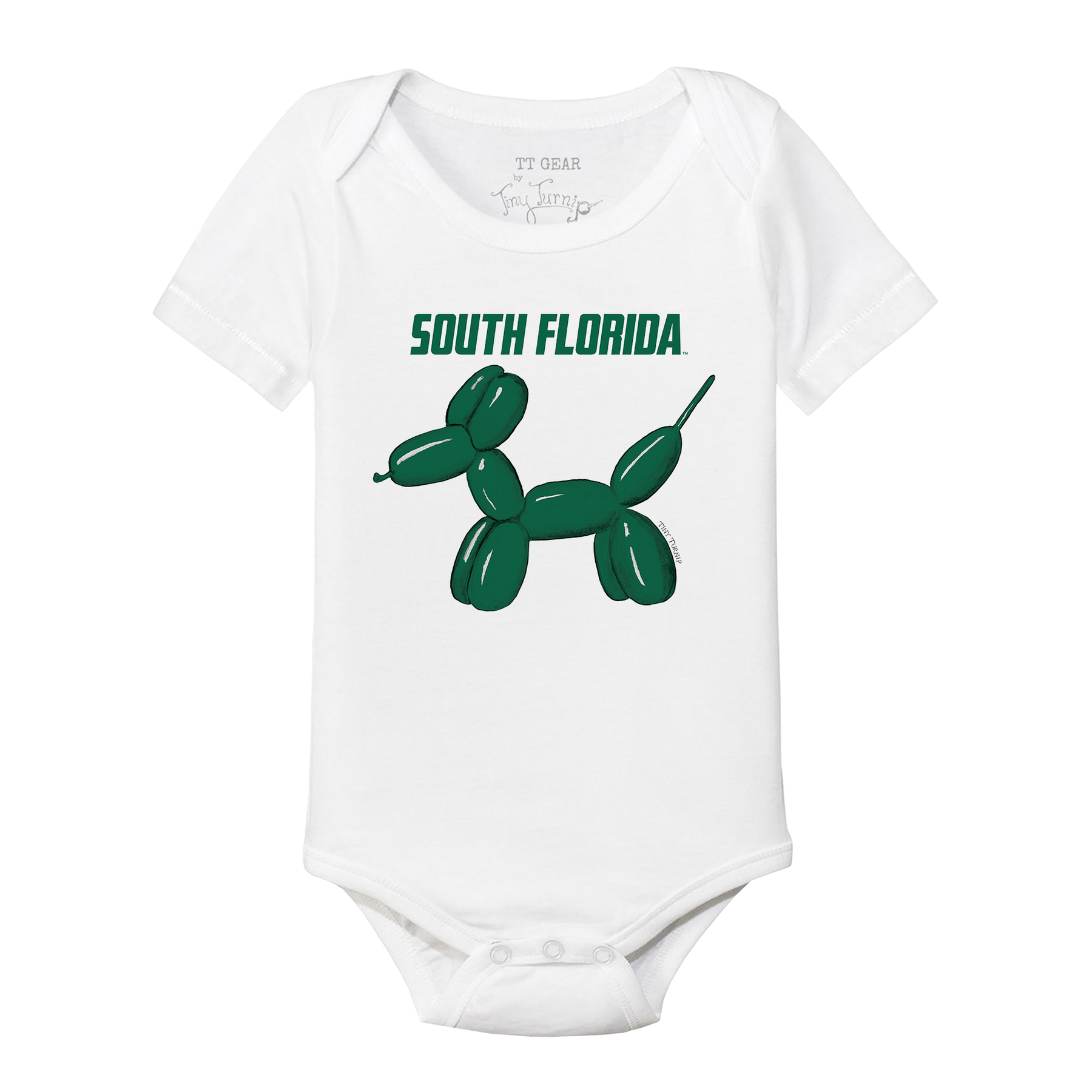 South Florida Bulls Balloon Dog Short Sleeve Snapper