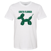 South Florida Bulls Balloon Dog Unisex Tee Shirt