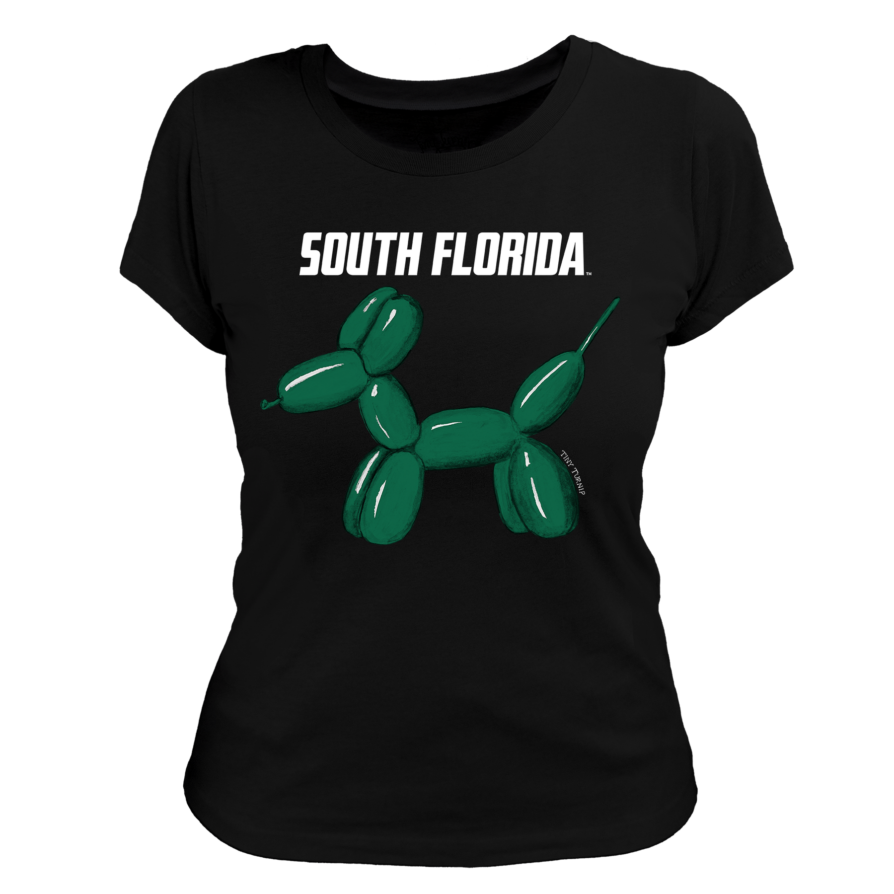 South Florida Bulls Balloon Dog Women's Tee Shirt