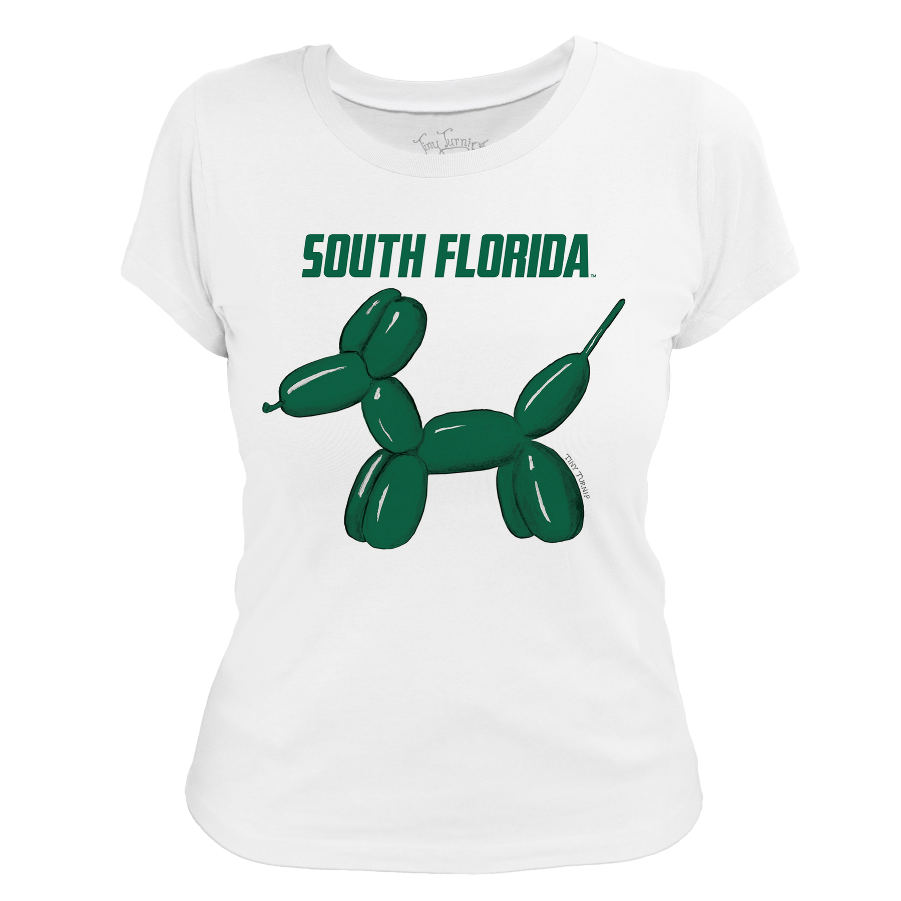 South Florida Bulls Balloon Dog Women's Tee Shirt