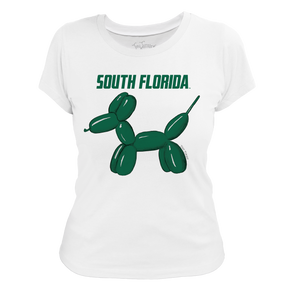 South Florida Bulls Balloon Dog Women's Tee Shirt