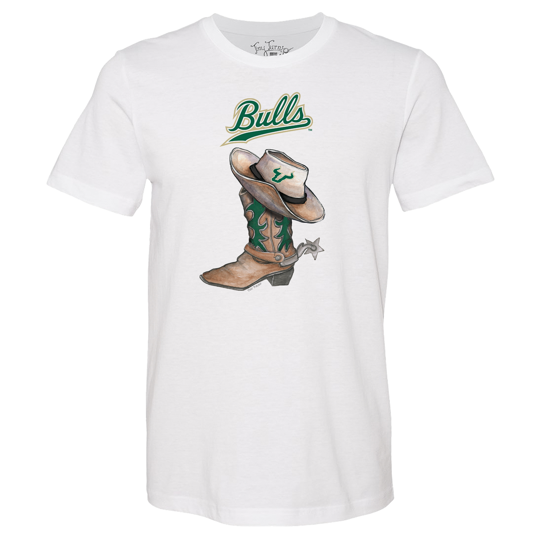 South Florida Bulls Cowboy Boot Unisex Tee Shirt