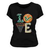 South Florida Bulls LOVE Women's Tee Shirt