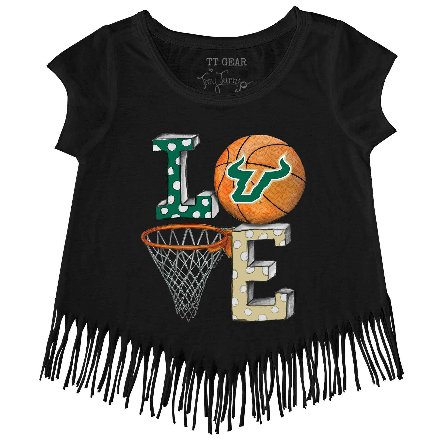 South Florida Bulls LOVE Fringe Tee