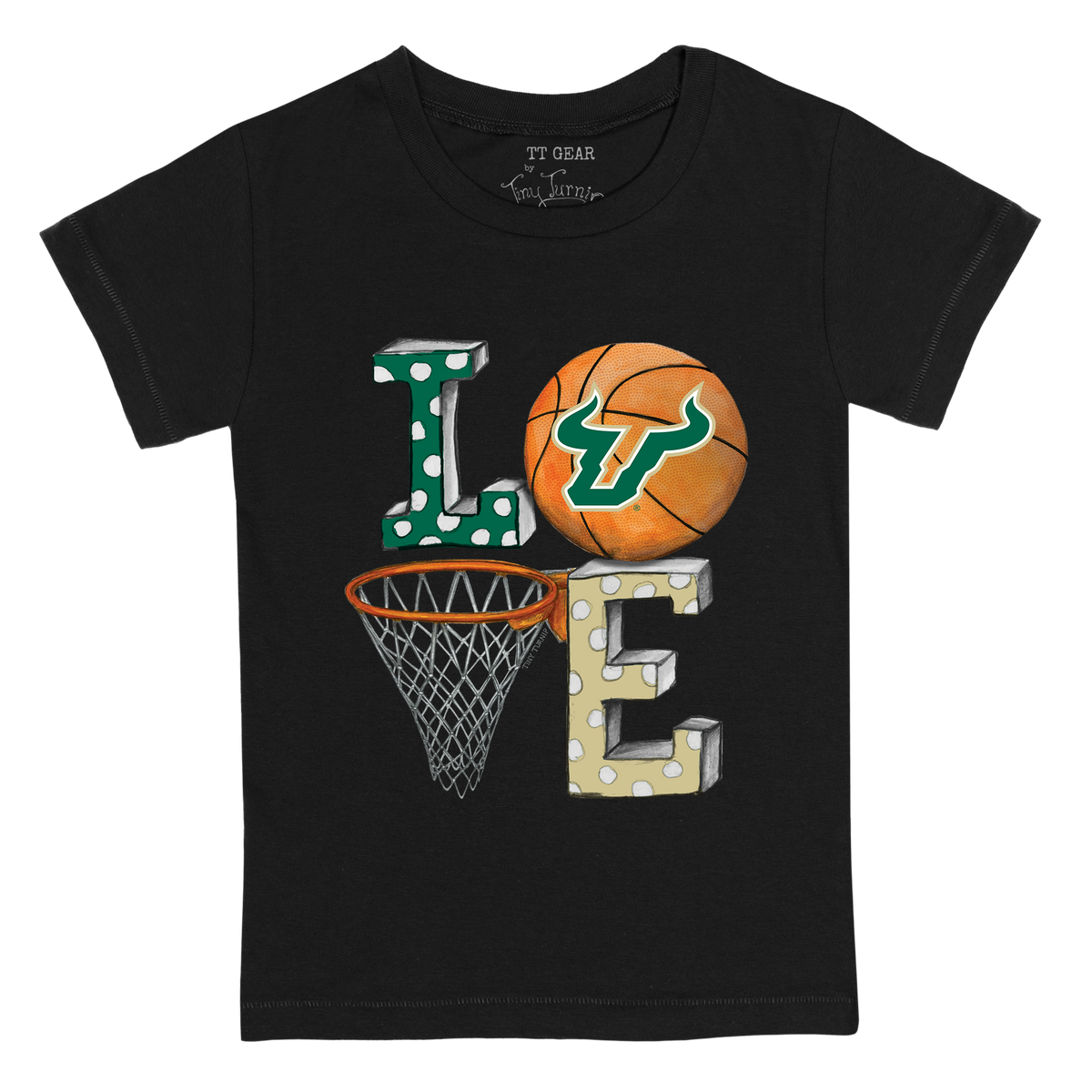 South Florida Bulls LOVE Kid's Tee Shirt