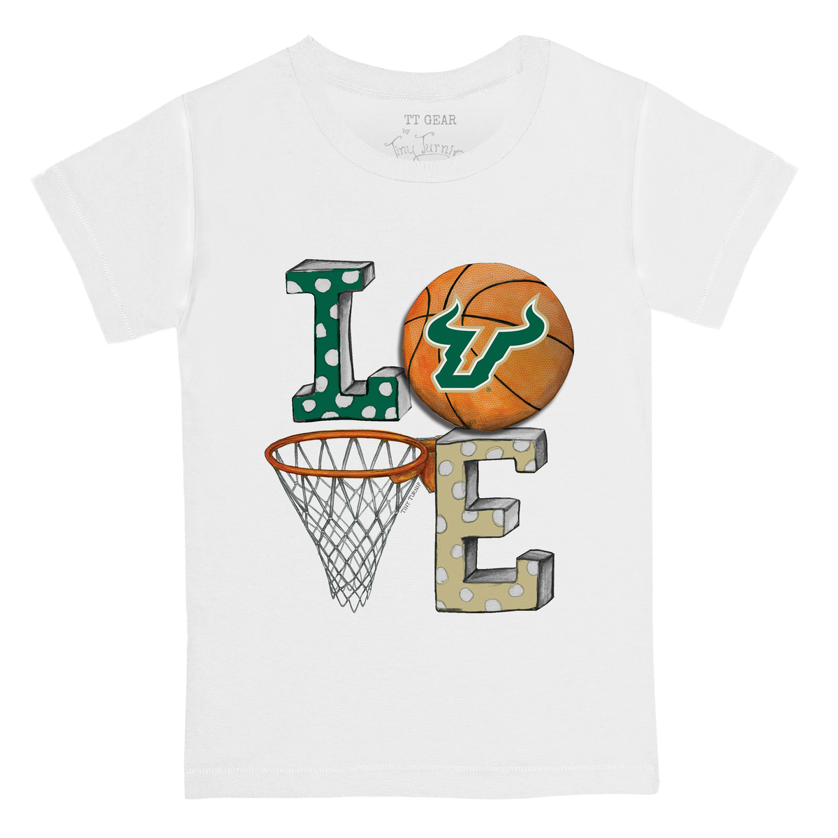 South Florida Bulls LOVE Kid's Tee Shirt