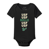 South Florida Bulls Stacked Short Sleeve Snapper