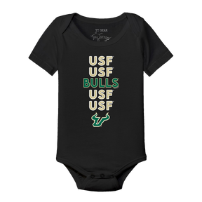 South Florida Bulls Stacked Short Sleeve Snapper