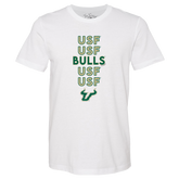South Florida Bulls Stacked Unisex Tee Shirt