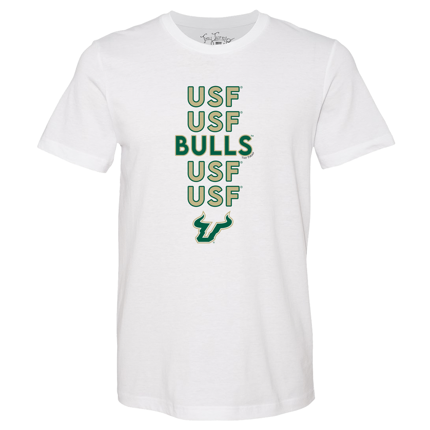 South Florida Bulls Stacked Unisex Tee Shirt
