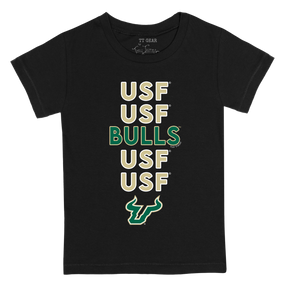South Florida Bulls Stacked Kid's Tee Shirt