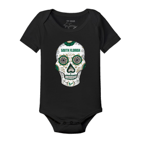 South Florida Bulls Sugar Skull Short Sleeve Snapper
