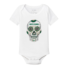South Florida Bulls Sugar Skull Short Sleeve Snapper