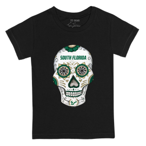 South Florida Bulls Sugar Skull Kid's Tee Shirt