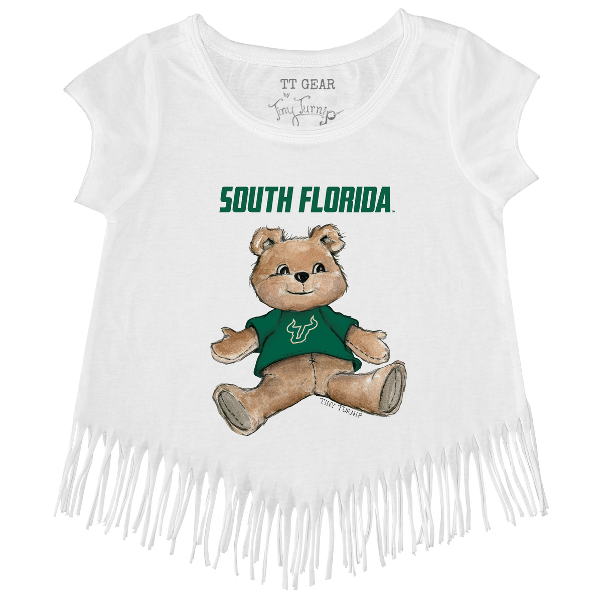 South Florida Bulls Teddy Fringe Tee