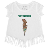 South Florida Bulls Football Triple Scoop Fringe Tee