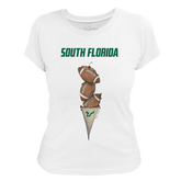 South Florida Bulls Football Triple Scoop Women's Tee Shirt