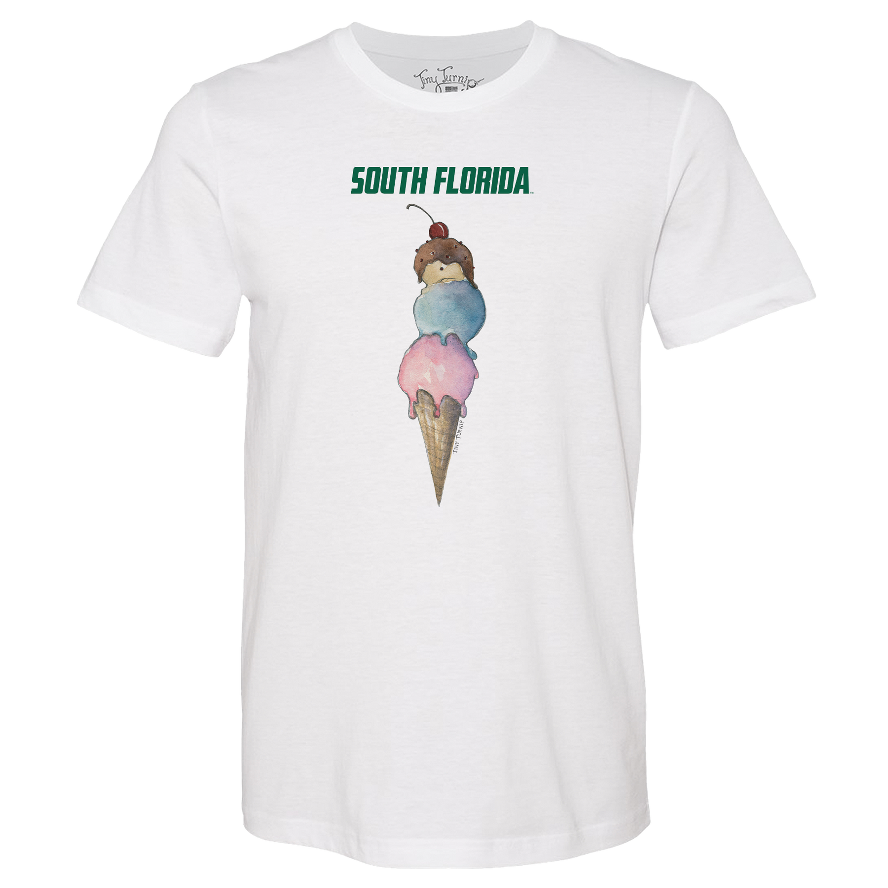 South Florida Bulls Triple Scoop Unisex Tee Shirt