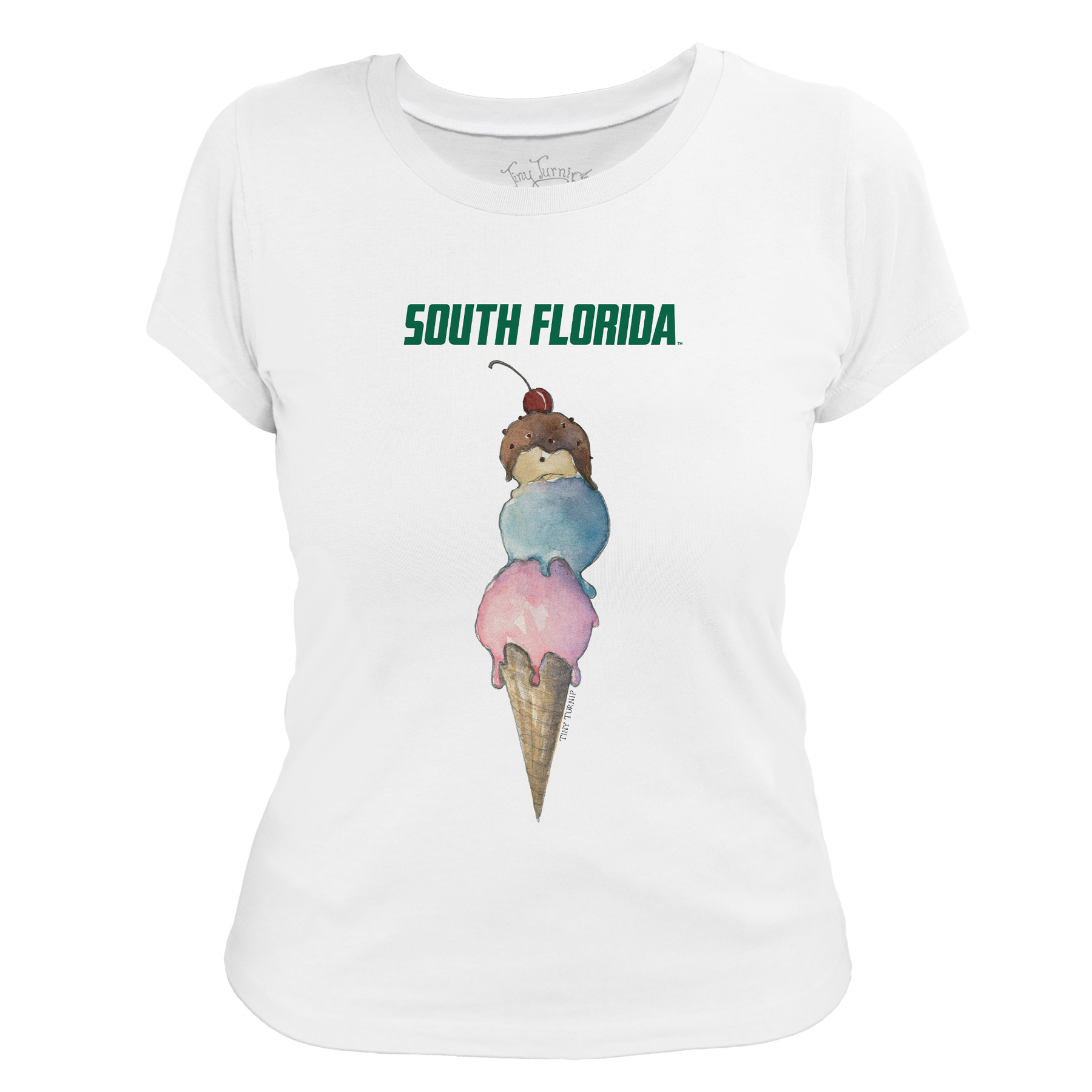 South Florida Bulls Triple Scoop Women's Tee Shirt