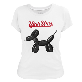 Utah Utes Balloon Dog Women's Tee Shirt