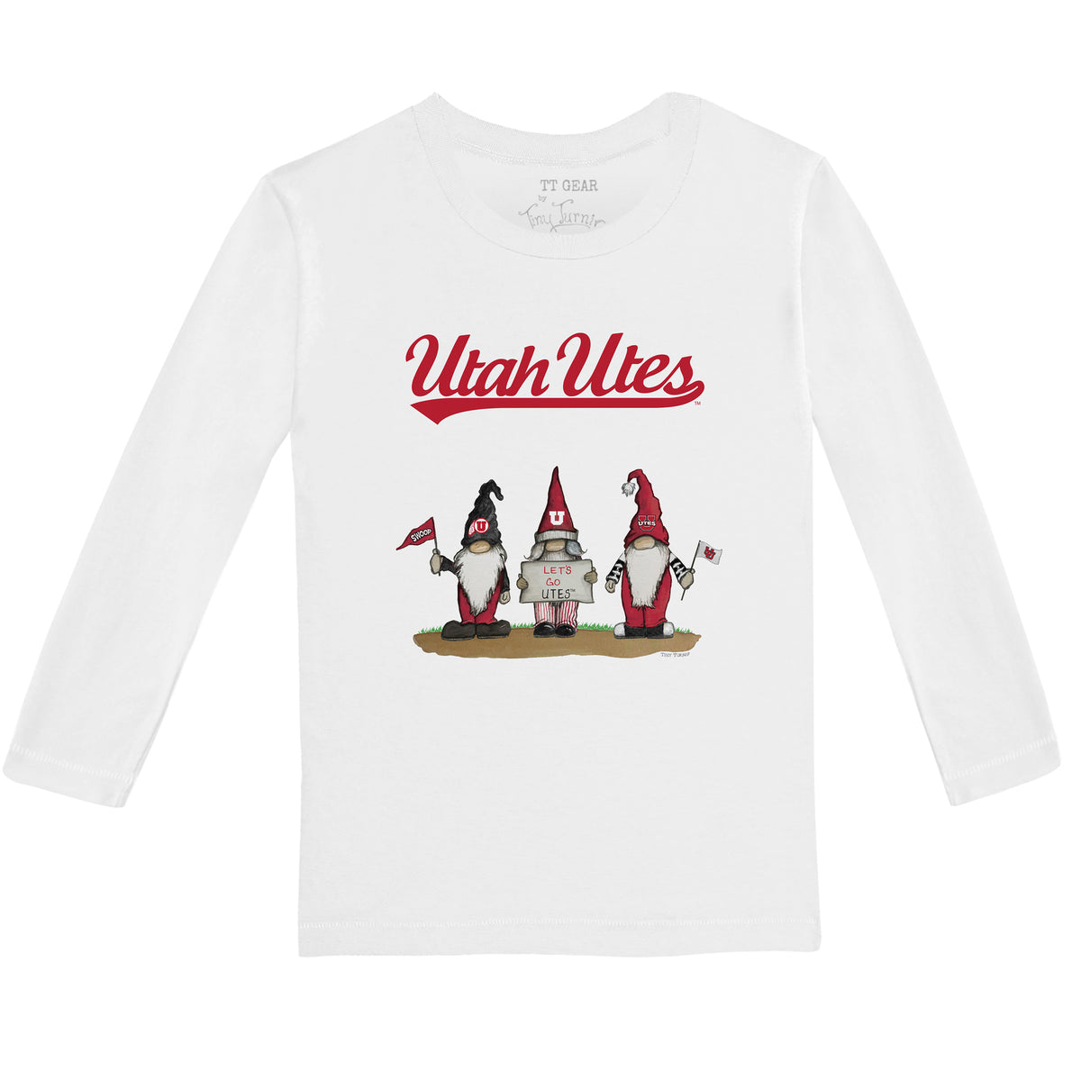 Utah Utes Gnomes Long-Sleeve Tee Shirt