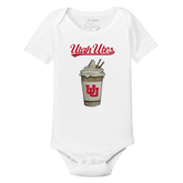 Utah Utes Latte Short Sleeve Snapper