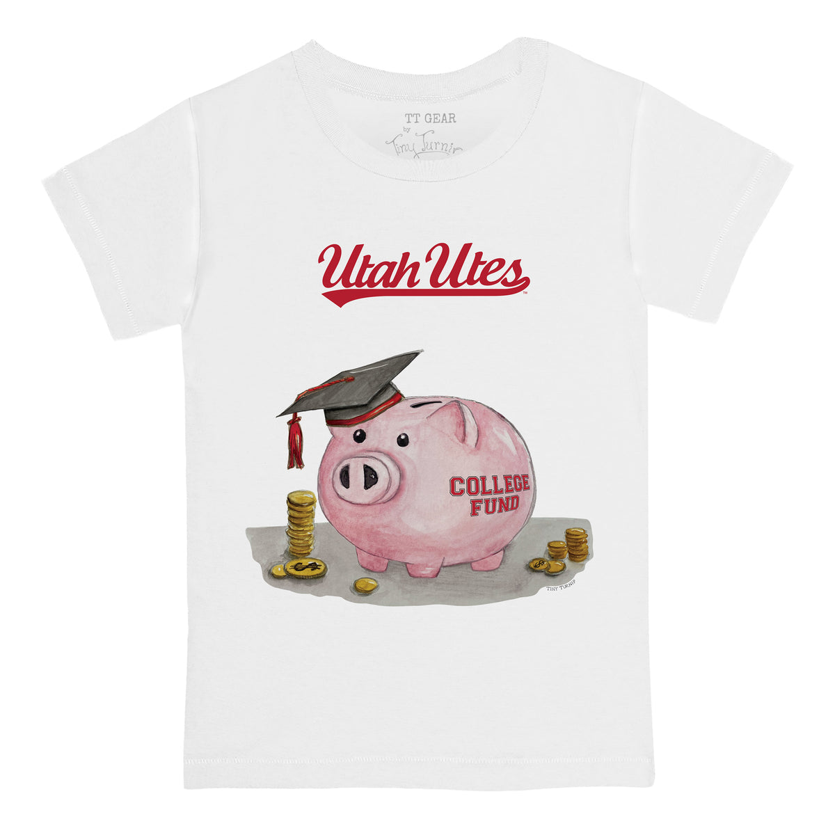 Utah Utes Piggy Tee Shirt