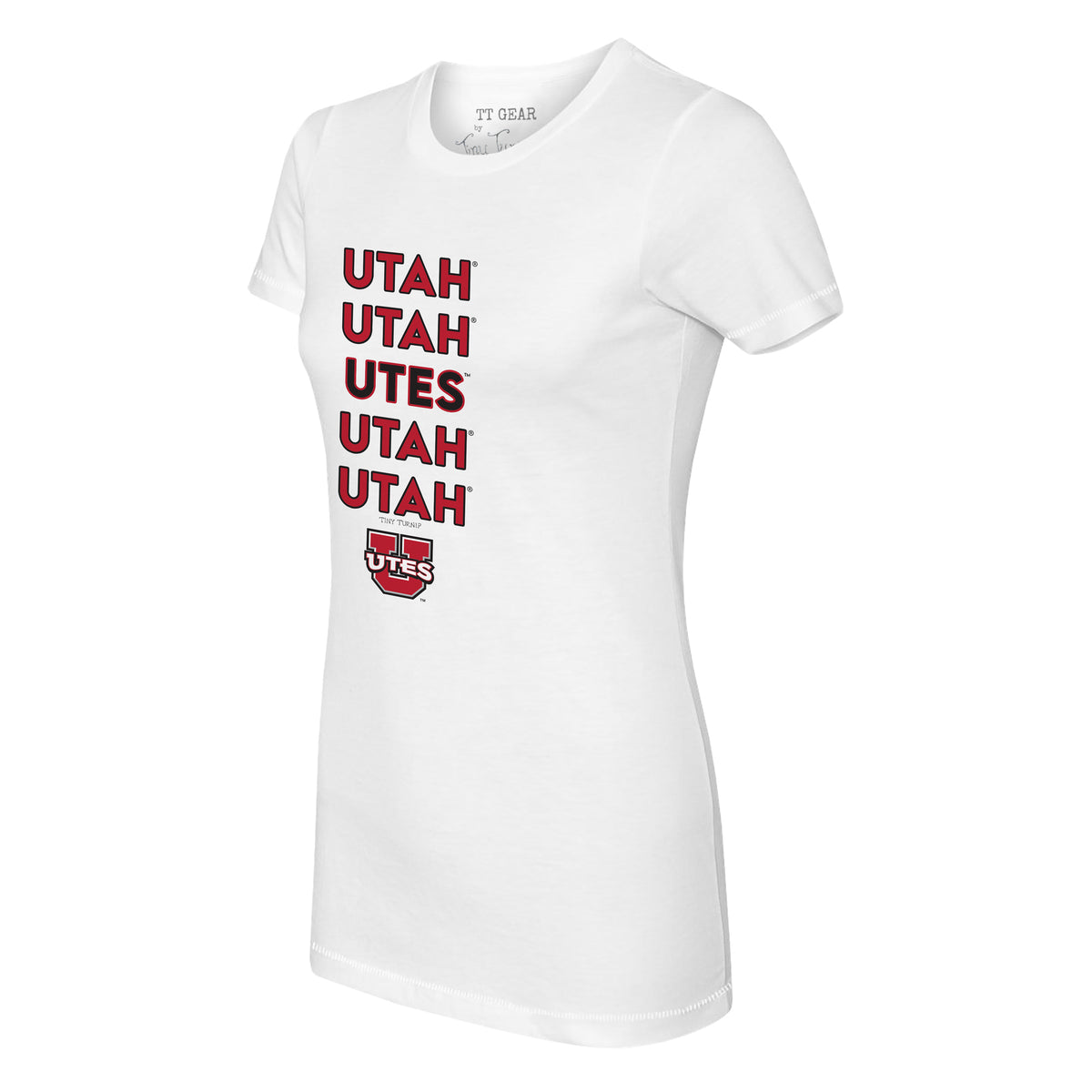 Utah Utes Stacked Tee Shirt