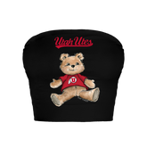 Utah Utes Teddy Crop Tube Top