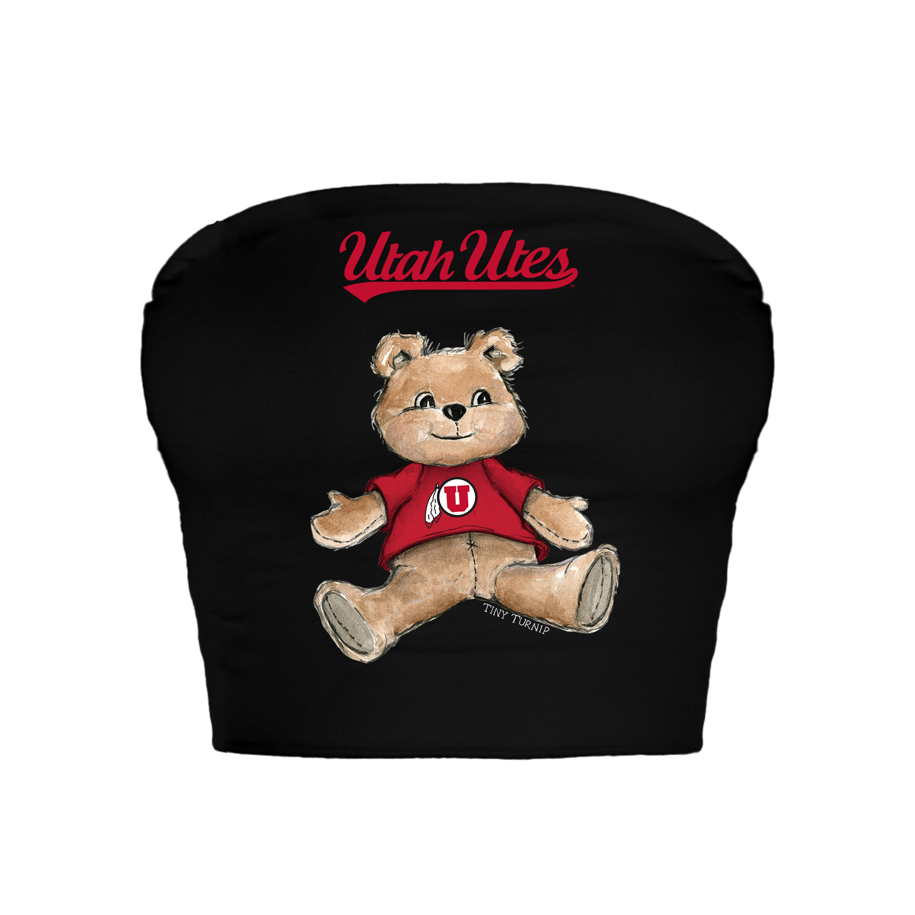 Utah Utes Teddy Crop Tube Top