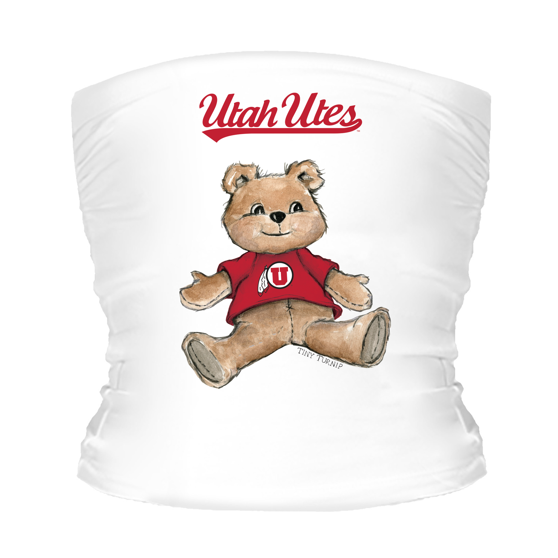 Utah Utes Teddy Tube Top