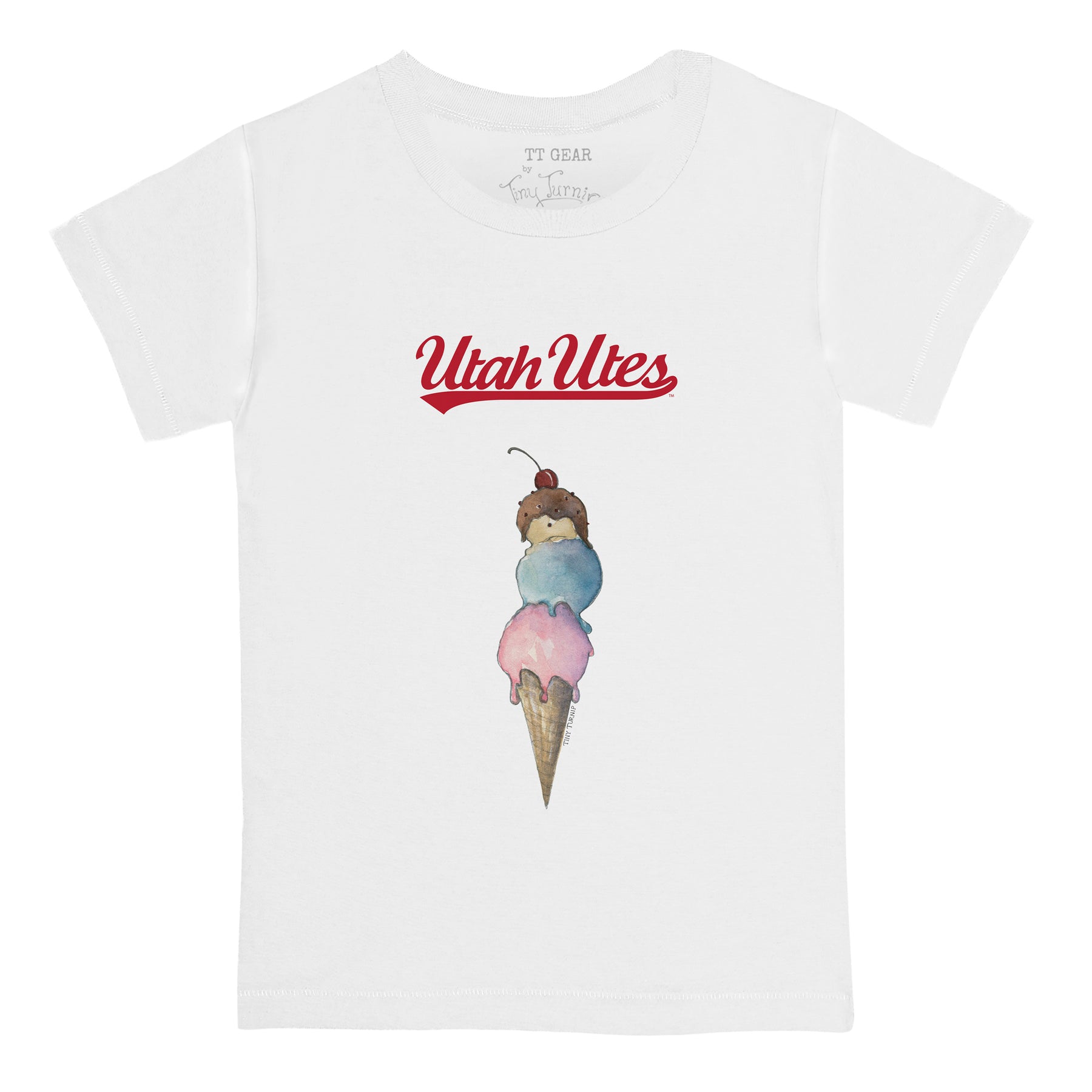 Utah Utes Triple Scoop Tee Shirt