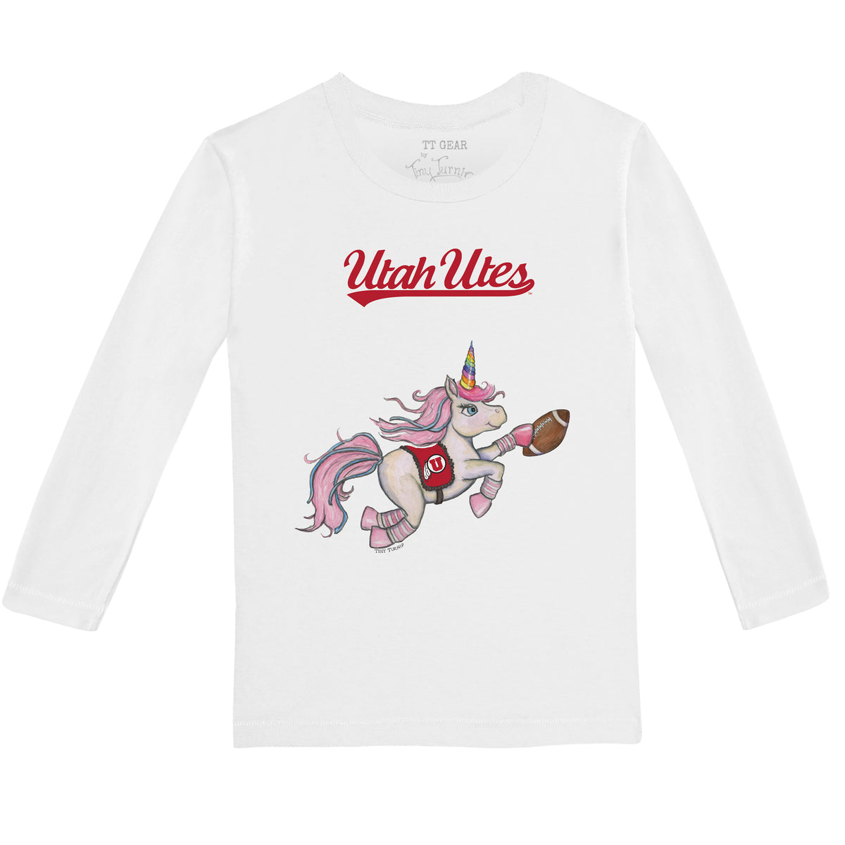 Utah Utes Unicorn Long-Sleeve Tee Shirt