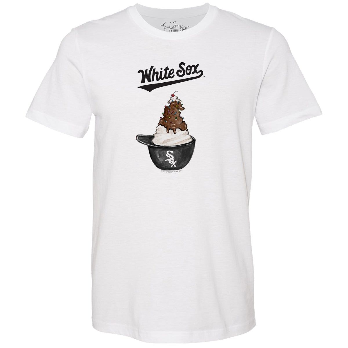 Chicago White Sox Sundae Helmet Unisex Tee Shirt