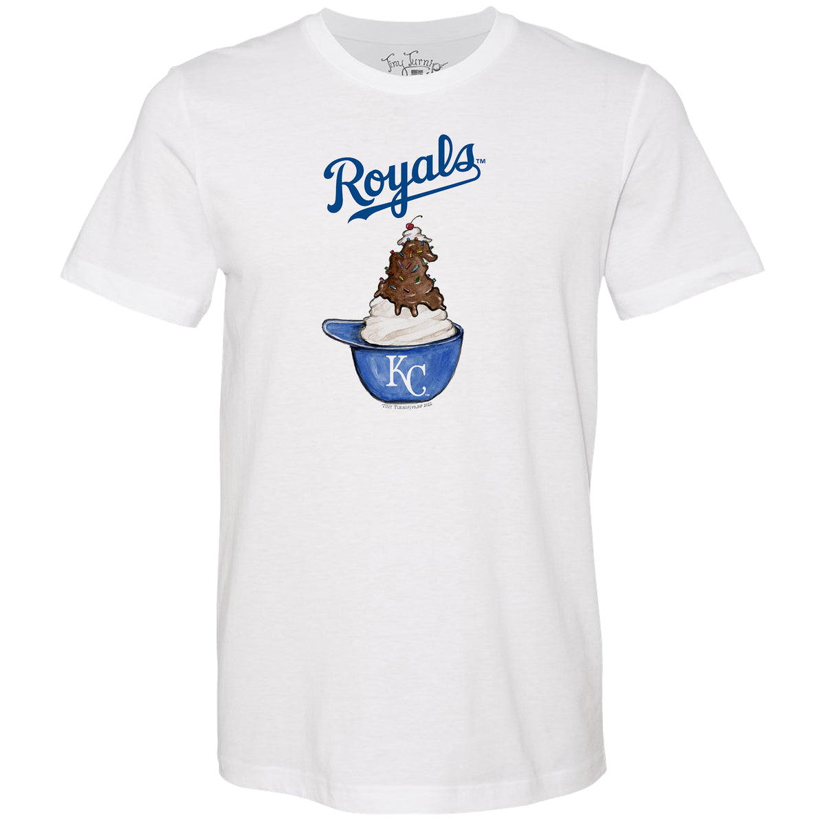 Kansas City Royals Sundae Helmet Unisex Tee Shirt