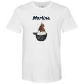 Miami Marlins Sundae Helmet Unisex Tee Shirt