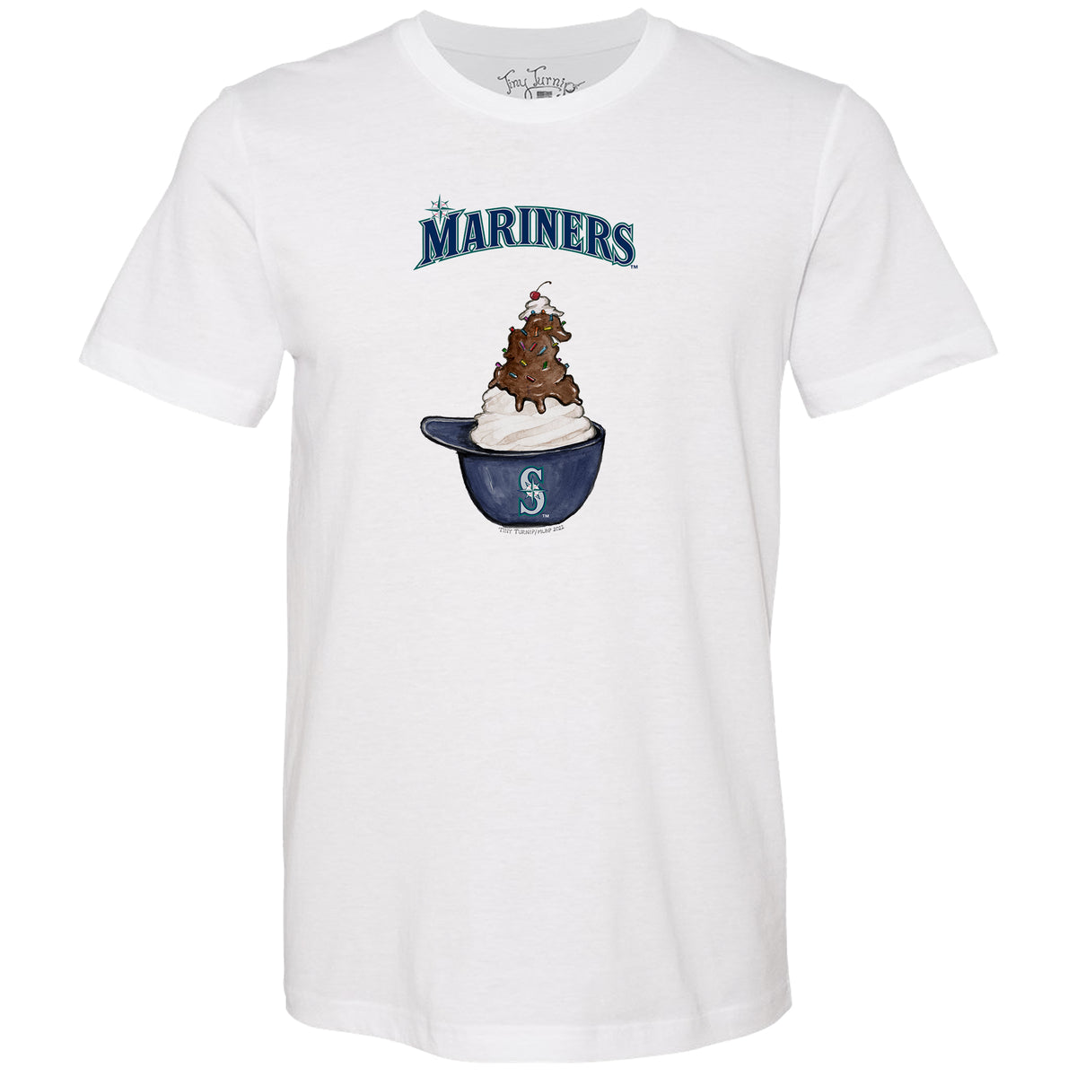 Seattle Mariners Sundae Helmet Unisex Tee Shirt