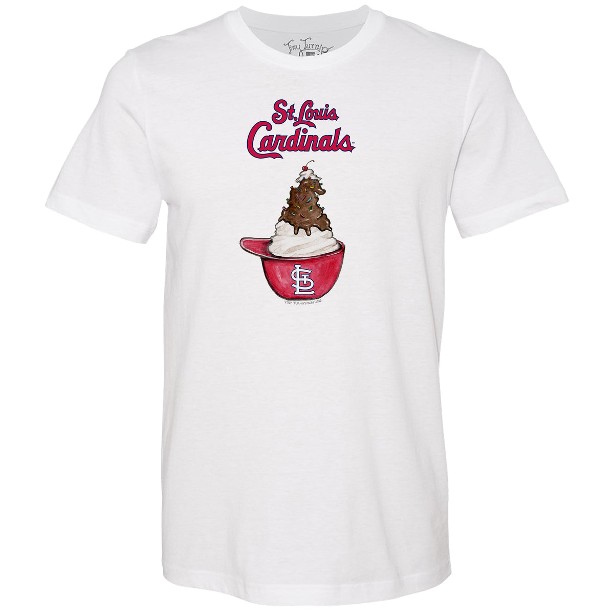 St. Louis Cardinals Sundae Helmet Unisex Tee Shirt