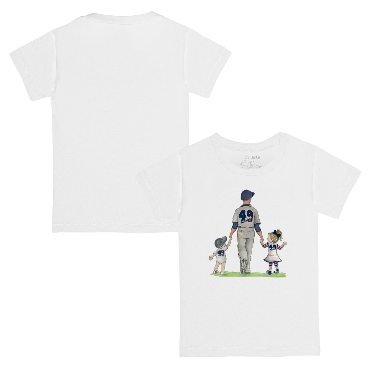 VIP MLB Walking Dad - Kid's Tee Shirt - Tiny Turnip