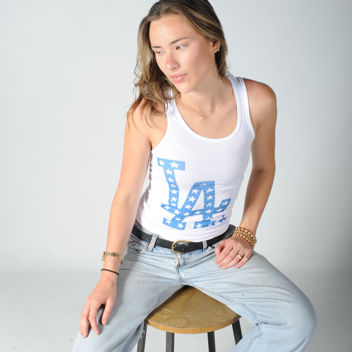 LA Dodgers Chelsea Freeman Star Classic Tank