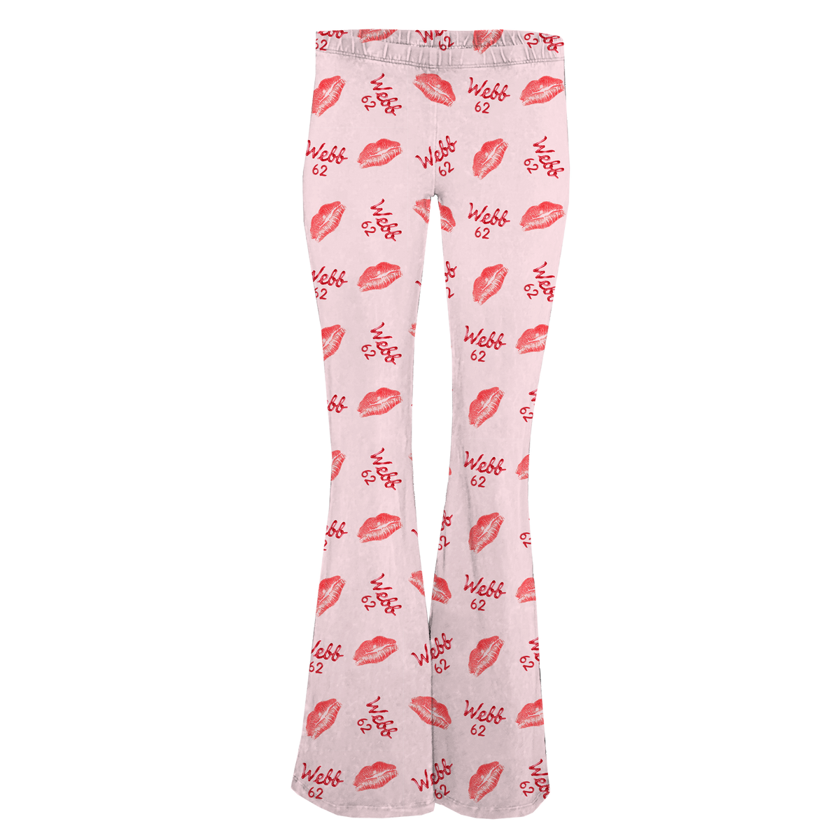 Lipstick w/ Name. Number - Flare Pants - Tiny Turnip