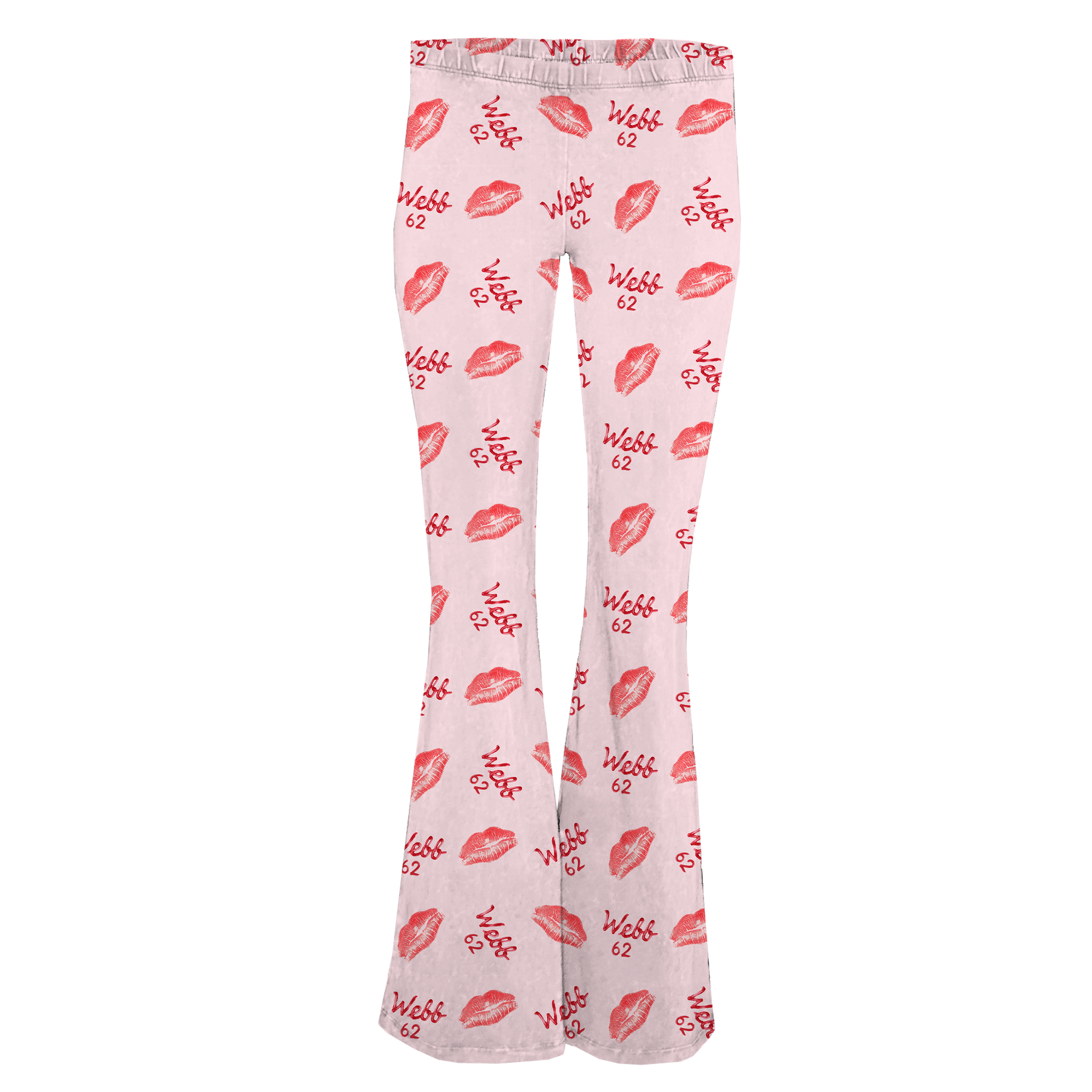 Lipstick w/ Name. Number - Flare Pants - Tiny Turnip