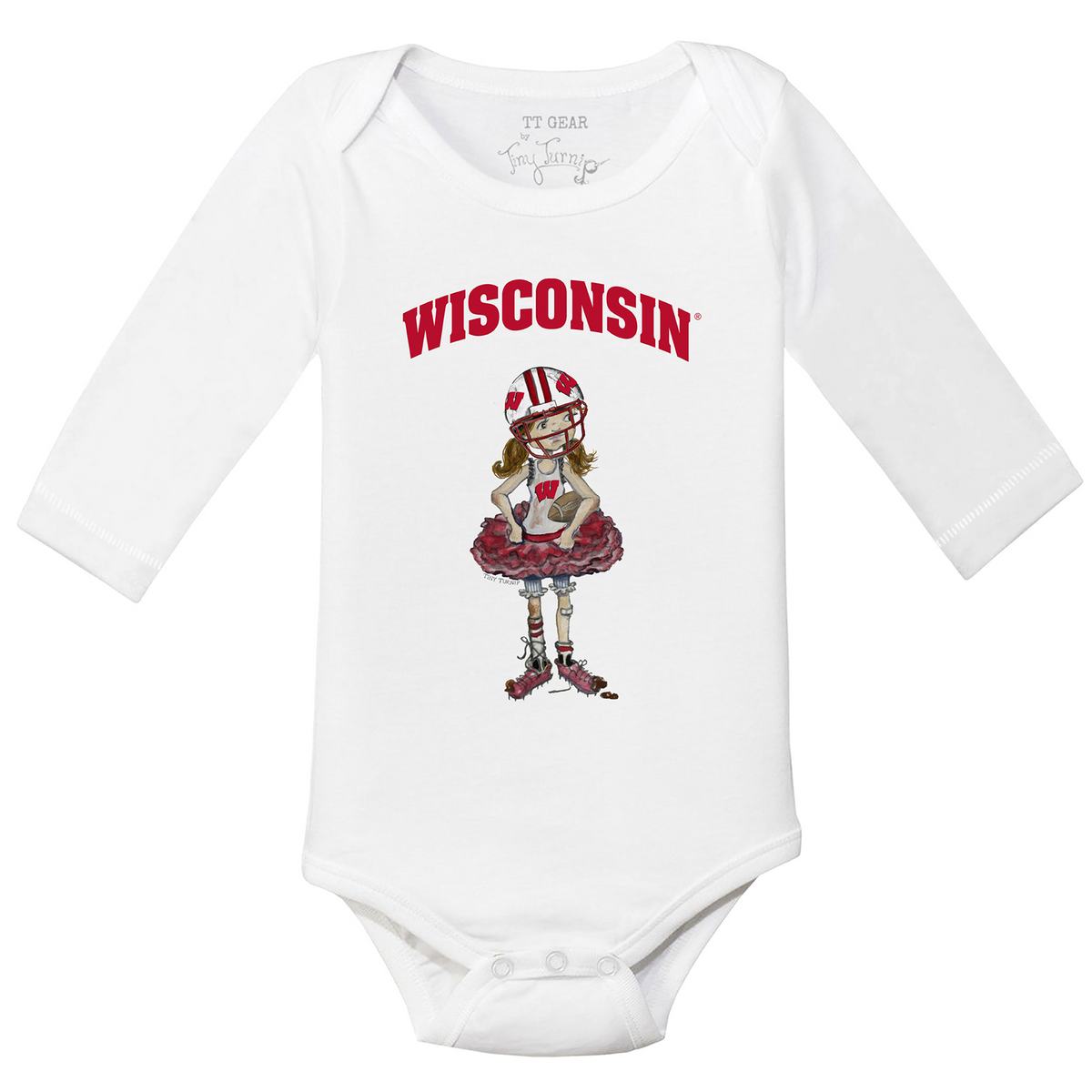 Wisconsin Badgers Babes Long-Sleeve Snapper