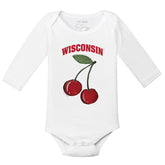 Wisconsin Badgers Cherries Long Sleeve Snapper