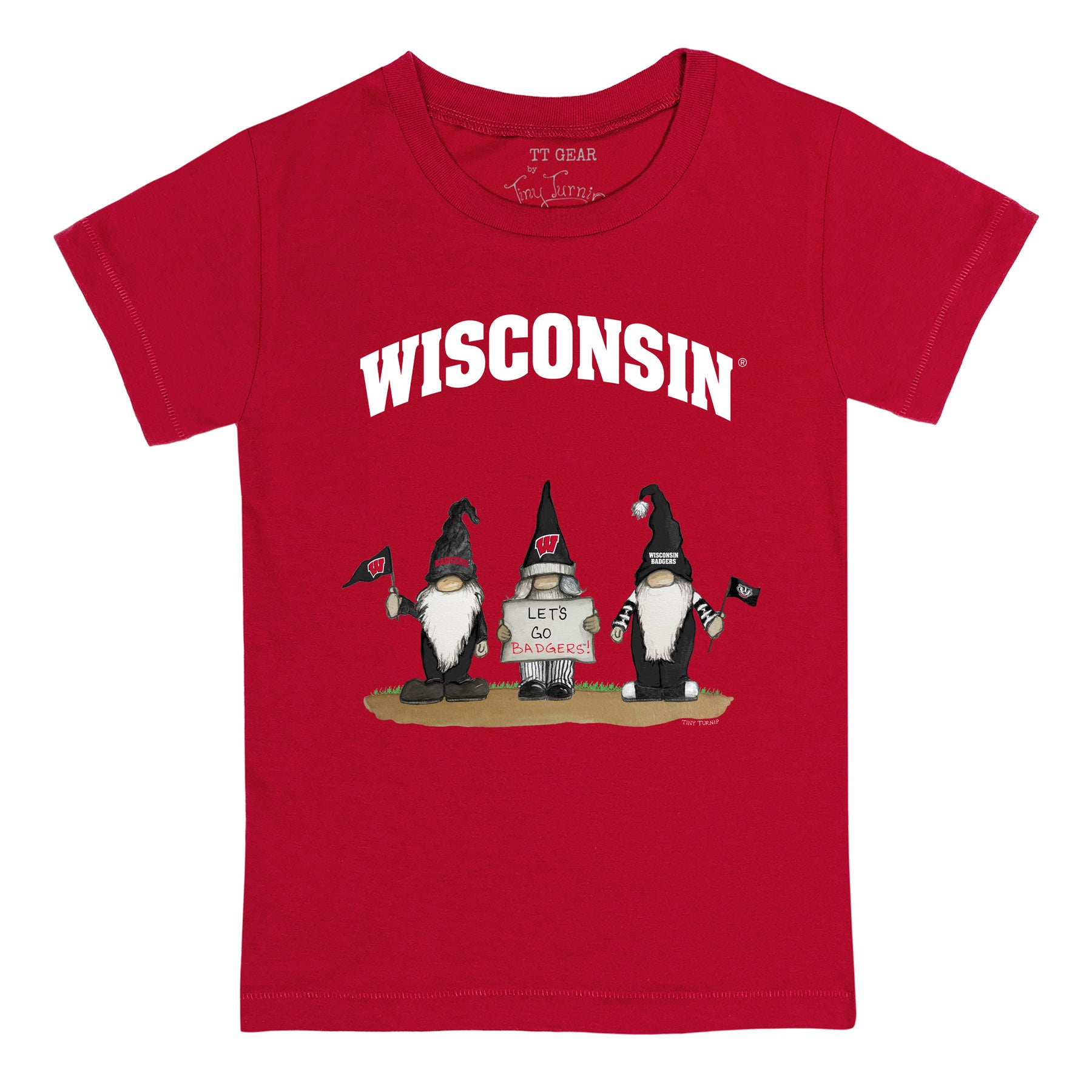 Wisconsin Badgers Gnomes Tee Shirt